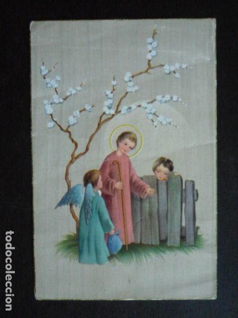 Cartoline: NI&Ntilde;O JESUS ANTIGUA ESTAMPA