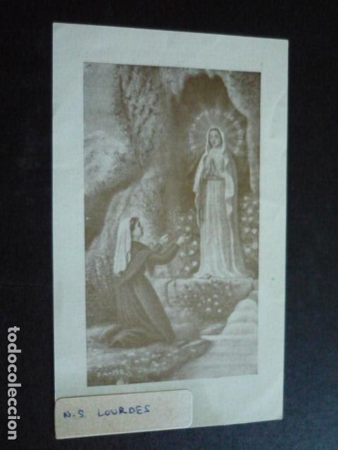 Cartes Postales: NUESTRA SE&Ntilde;ORA DE LOURDES ANTIGUA ESTAMPA