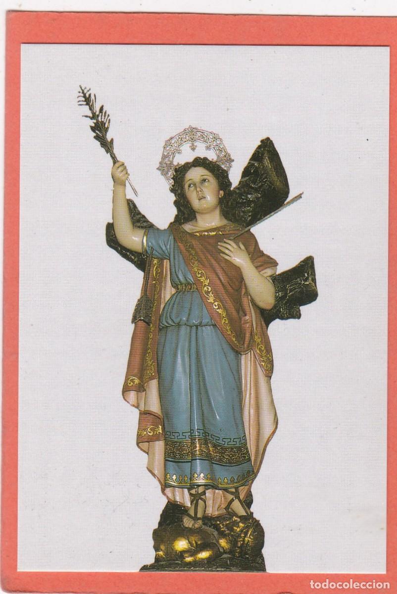 Postales: ESTAMPA SANTA CRISTINA - CON ORACI&Oacute;N - POSTALES FAMA