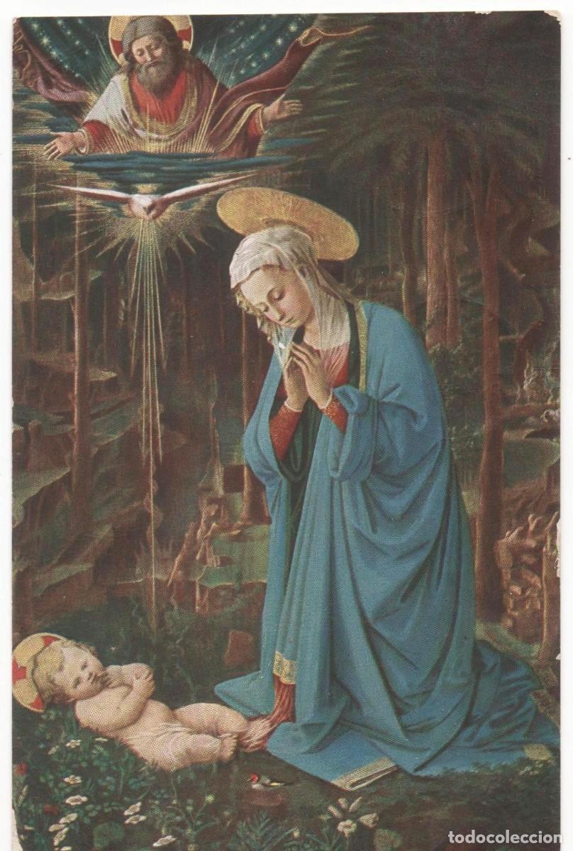 Cartes Postales: Postal belga de 1910- Virgen Mar&iacute;a-circulada