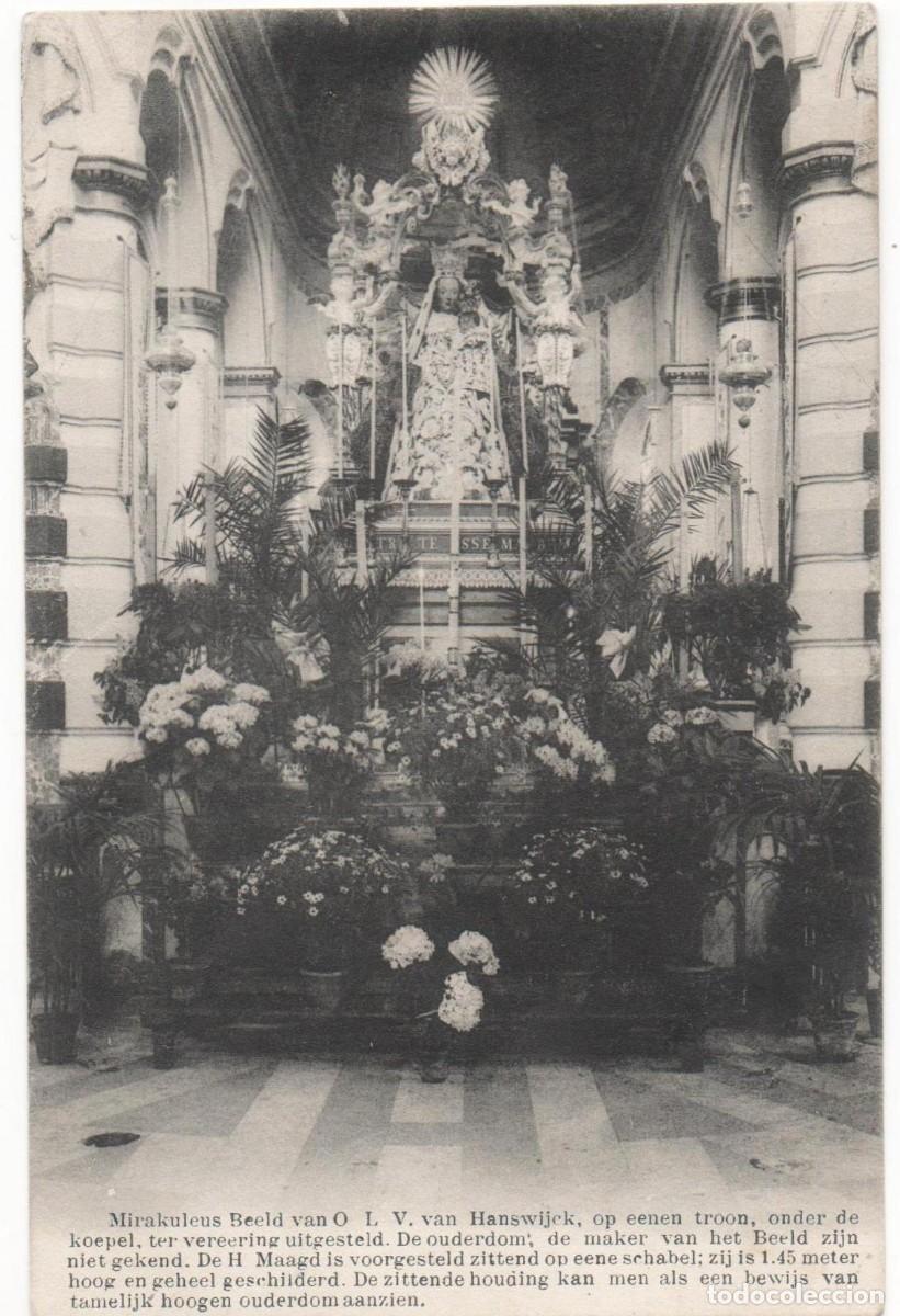 Cartes Postales: Postal Belga principios de siglo XX-Nuestra se&ntilde;ora de Hanswijck-Mechelen-B&eacute;lgica-circulada-