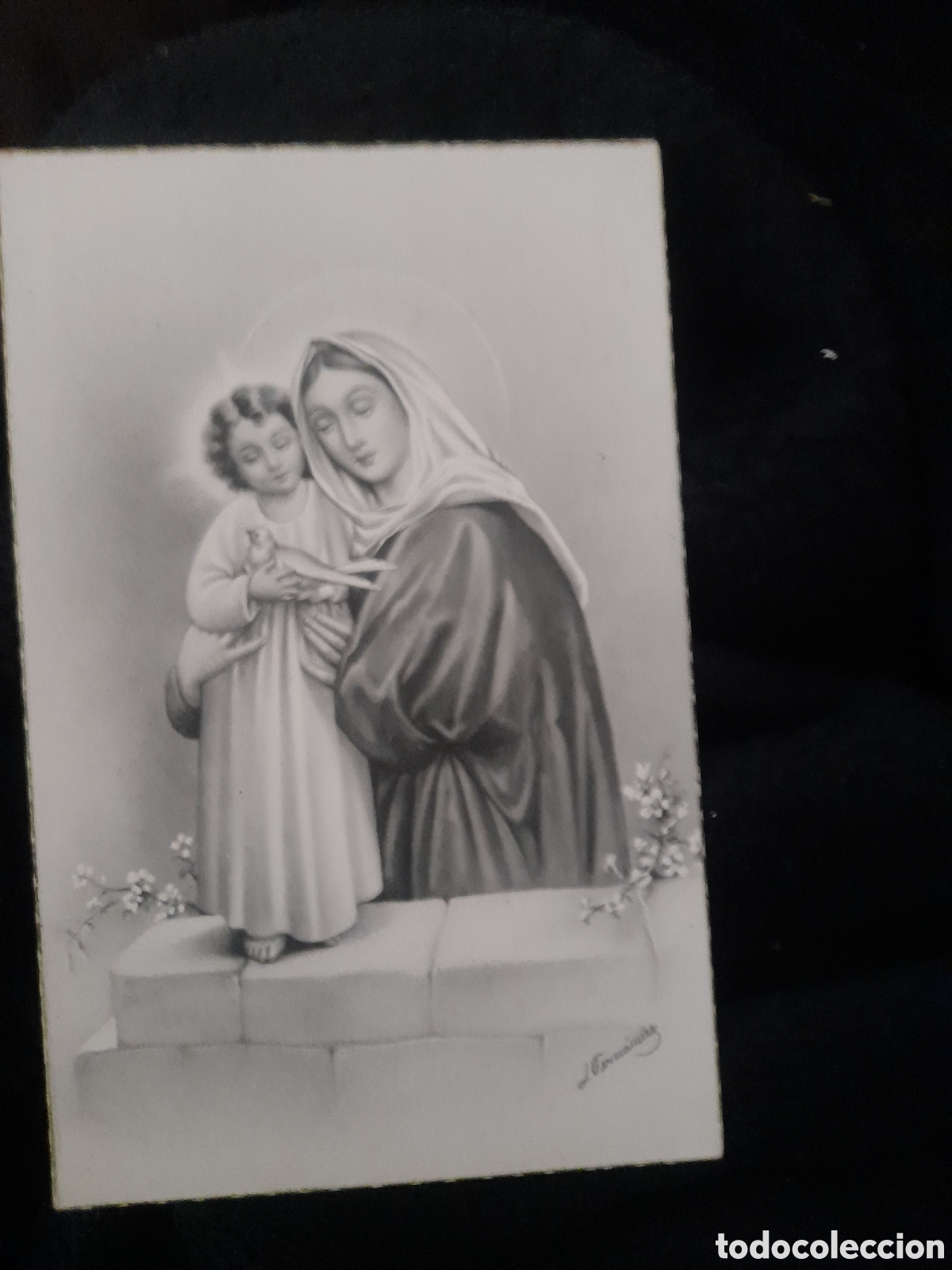 Cartes Postales: Antigua foto postal religiosa, La Virgen y el Ni&ntilde;o
