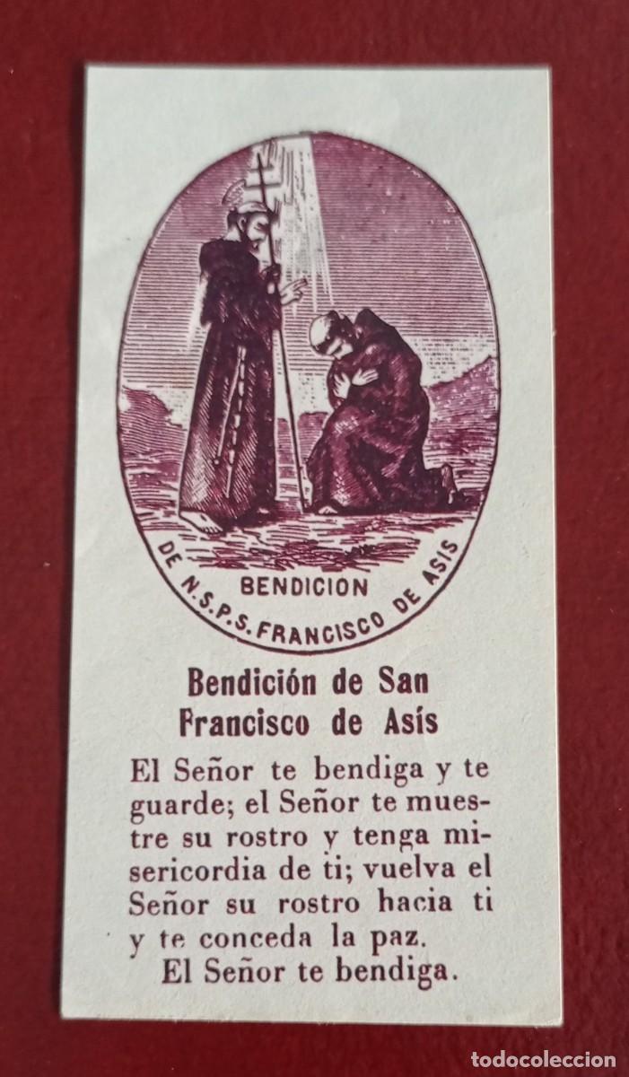 Postales: BENDICI&Oacute;N DE SAN FRANCISCO DE ASIS . - Foto 1