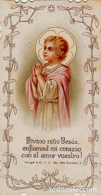 Postales: Antigua estampa. Divino Ni&ntilde;o Jes&uacute;s h aa
