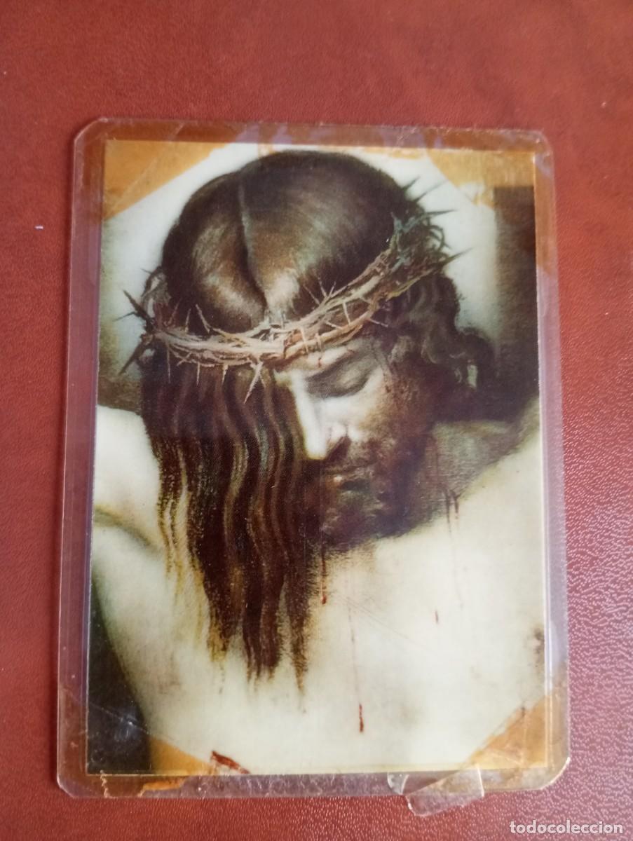 Postales: IMAGEN PLASTIFICADA DEL JES&Uacute;S DE MEDINACELLI, TAMA&Ntilde;O CALENDARIO BOLSILLO