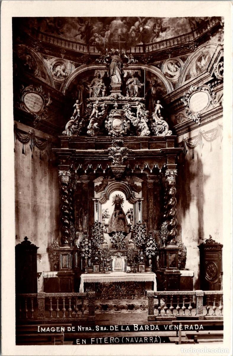 Cartoline: Fitero (Navarra)- Imagen de Ntra. Sra. de la Barda-Venerada en Fitero-Fotogr&aacute;fica-Sin datos-140x90mm