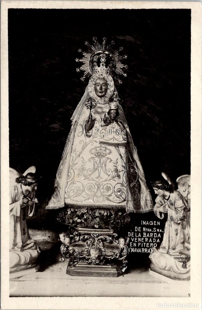 Postais: Fitero (Navarra)- Imagen de Ntra. Sra. de la Barda-Venerada en Fitero-Fotogr&aacute;fica-Sin datos-140x91mm