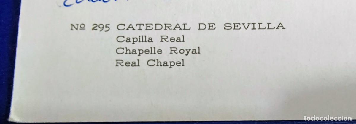 Postales: POSTAL CATEDRAL DE SEVILLA - CIRCULADA - Foto 2