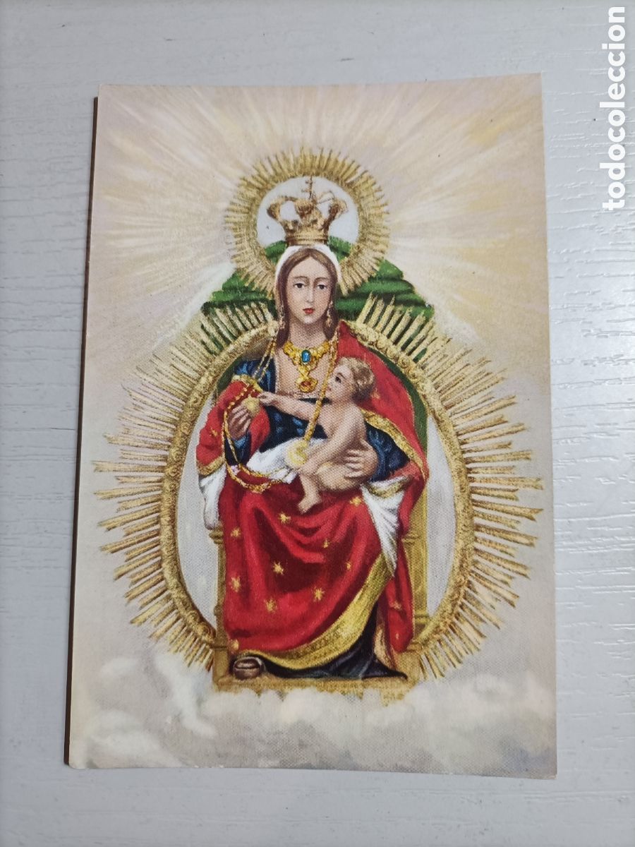 Postkarten: Santa Mar&iacute;a la madre. Orense. Reproducci&oacute;n del libro leyendas piadosas. Virgen