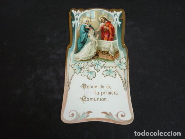 Cartes Postales: RECORDATORIO PRIMERA COMUNION ANTIGUA ESTAMPA