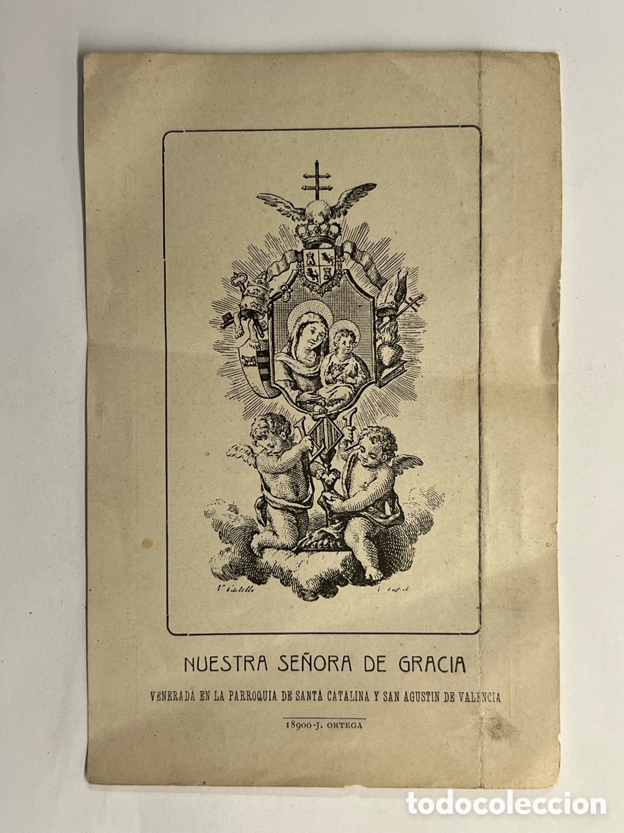 Postales: NUESTRA SE&Ntilde;ORA DE GRACIA VENERADA EN LA PARROQUIA DE SANTA CATALINA Y SAN AGUSTIN