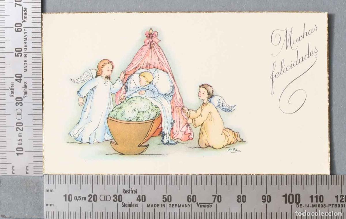Postais: ESTAMPA. ANGELES ADORANDO AL NI&Ntilde;O