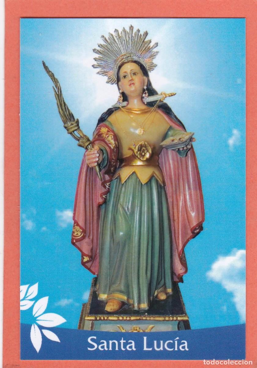 Postales: ESTAMPA SANTA LUCIA - CON ORACI&Oacute;N