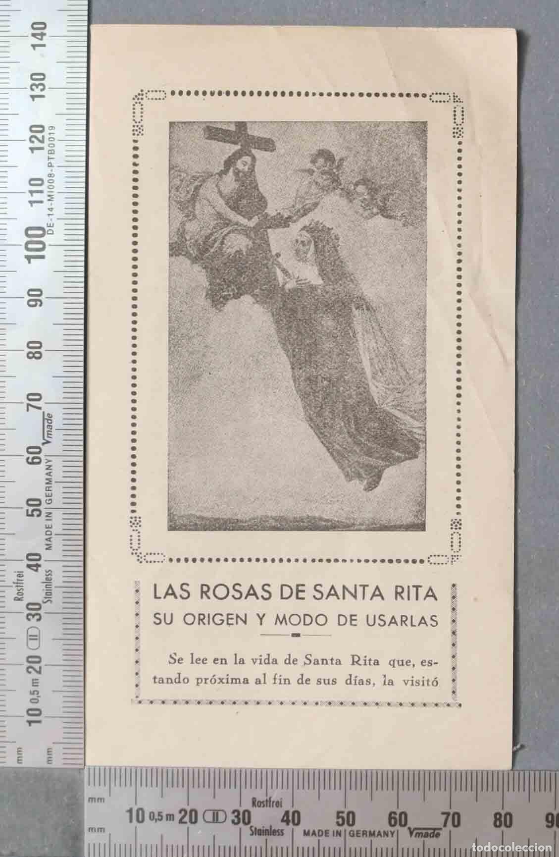 Postkarten: ESTAMPA. LAS ROSAS DE SANTA RITA : SU ORIGEN Y MODO DE USARLAS