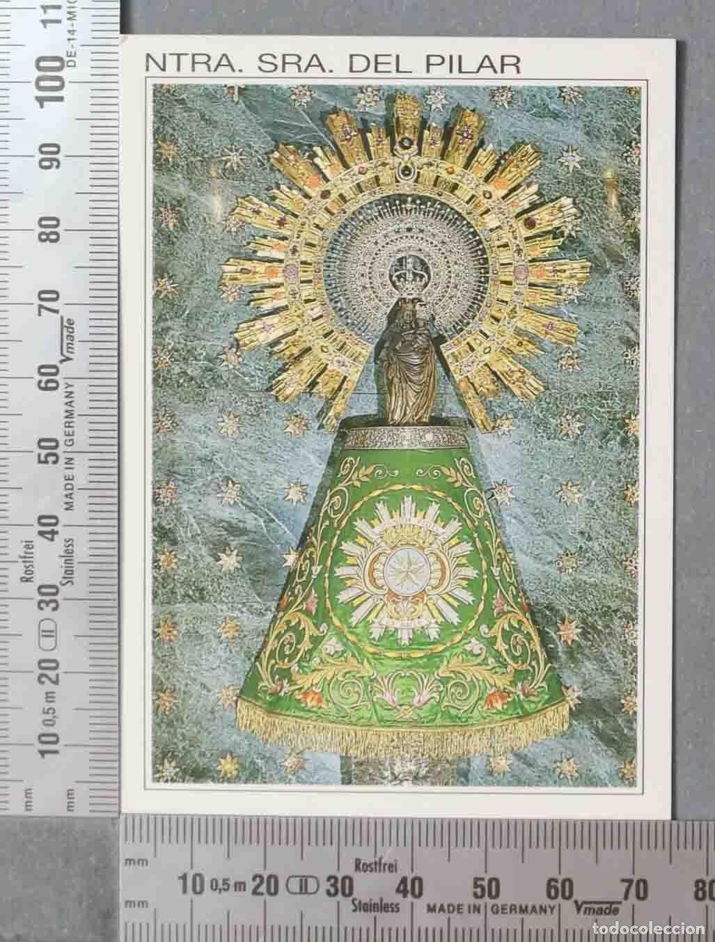Cartes Postales: ESTAMPA. NTRA. SRA. DEL PILAR. CON ORACION HIMNO