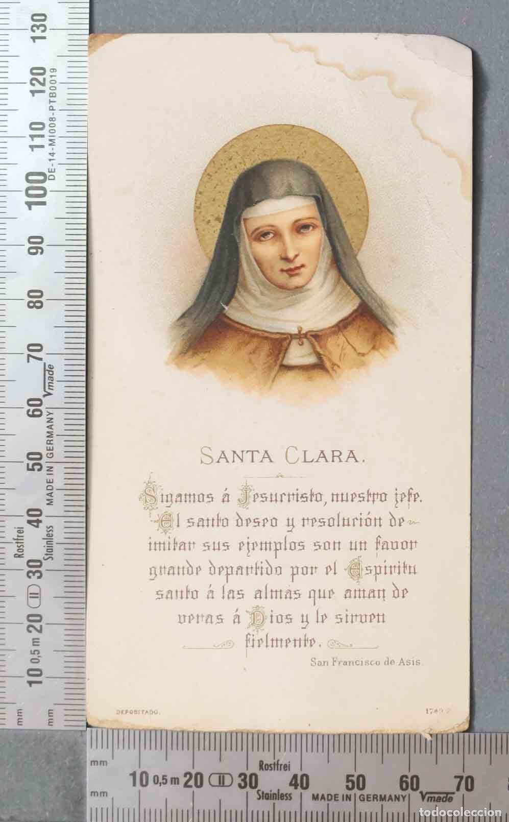 Postales: ESTAMPA. SANTA CLARA.