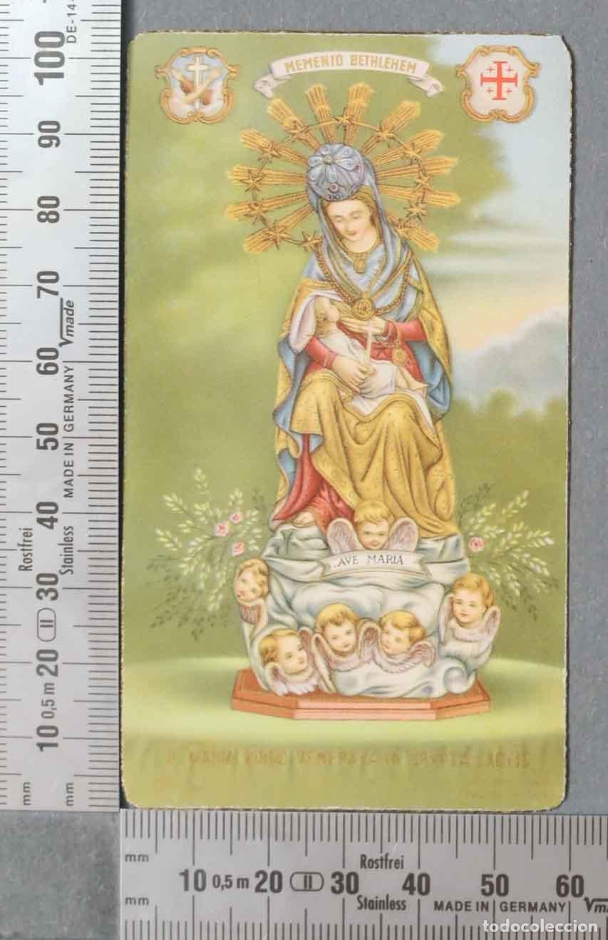 Cartes Postales: ESTAMPA. VIRGEN FRANCISCANA SANTO SEPULCRO BELEN