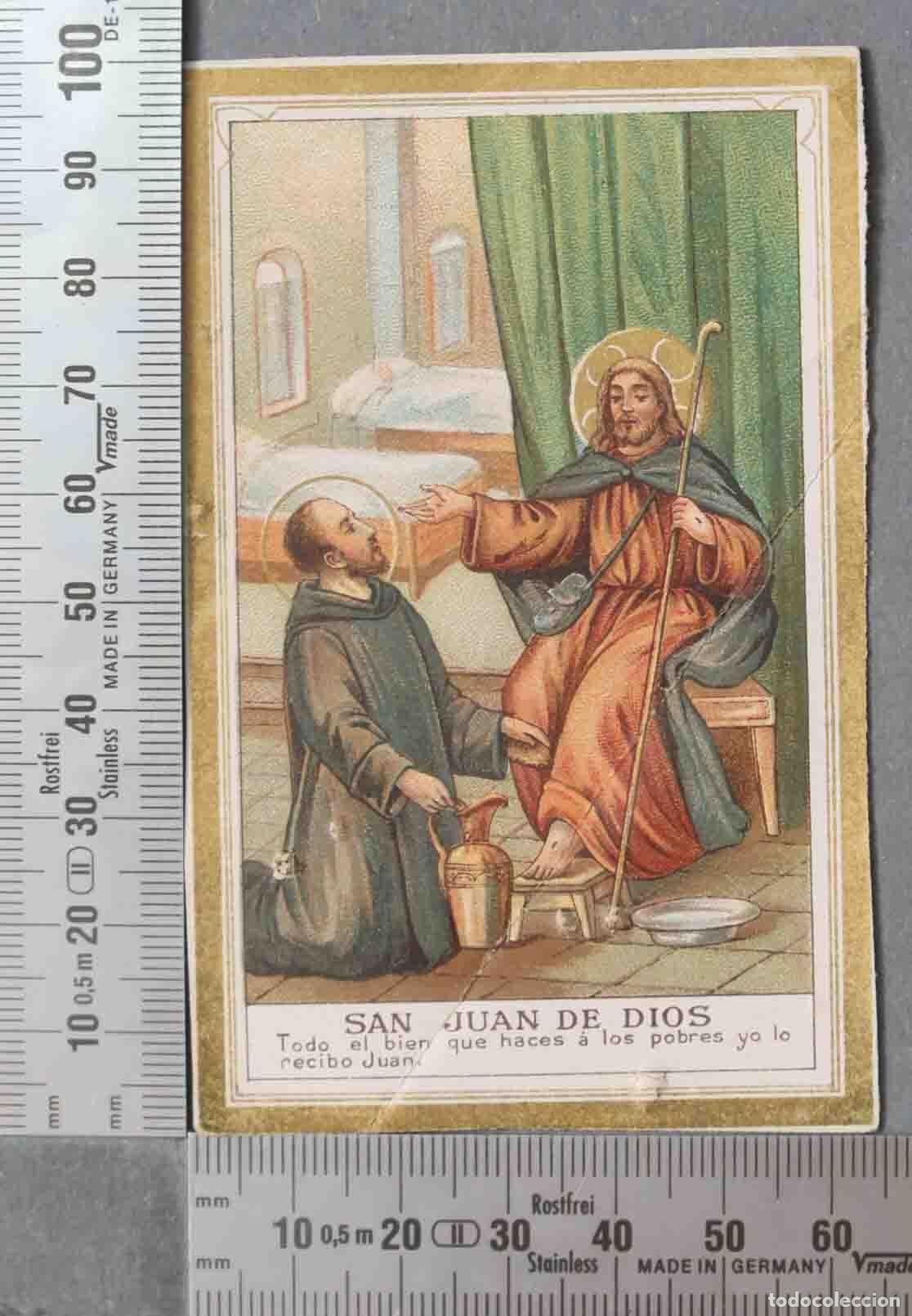 Postkarten: ESTAMPA. SAN JUAN DE DIOS. ORACION