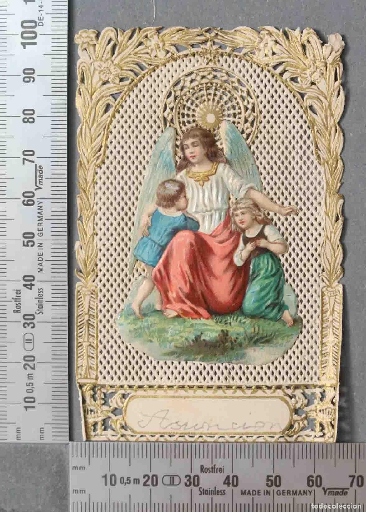 Postales: ESTAMPA DE PUNTILLA. ANGEL DE LA GUARDA