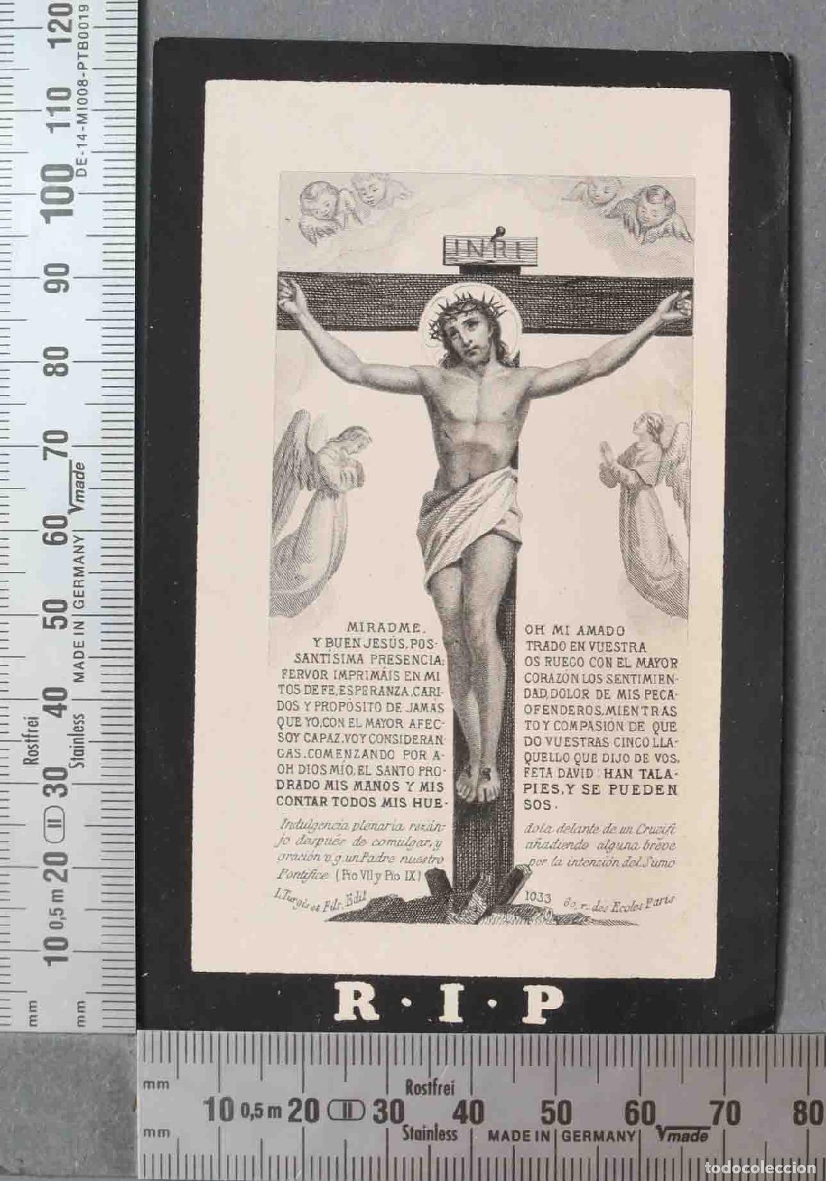 Cartes Postales: ESTAMPA. ESQUELA. 1889. L. TURGIS