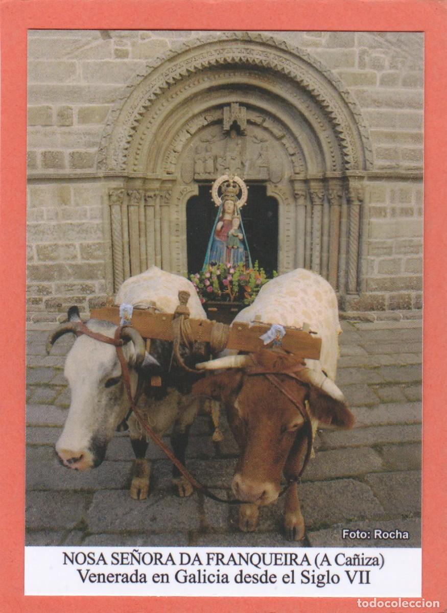 Postales: ESTAMPA NOSA SE&Ntilde;ORA DA FRANQUEIRA - ORACION (REVERSO)