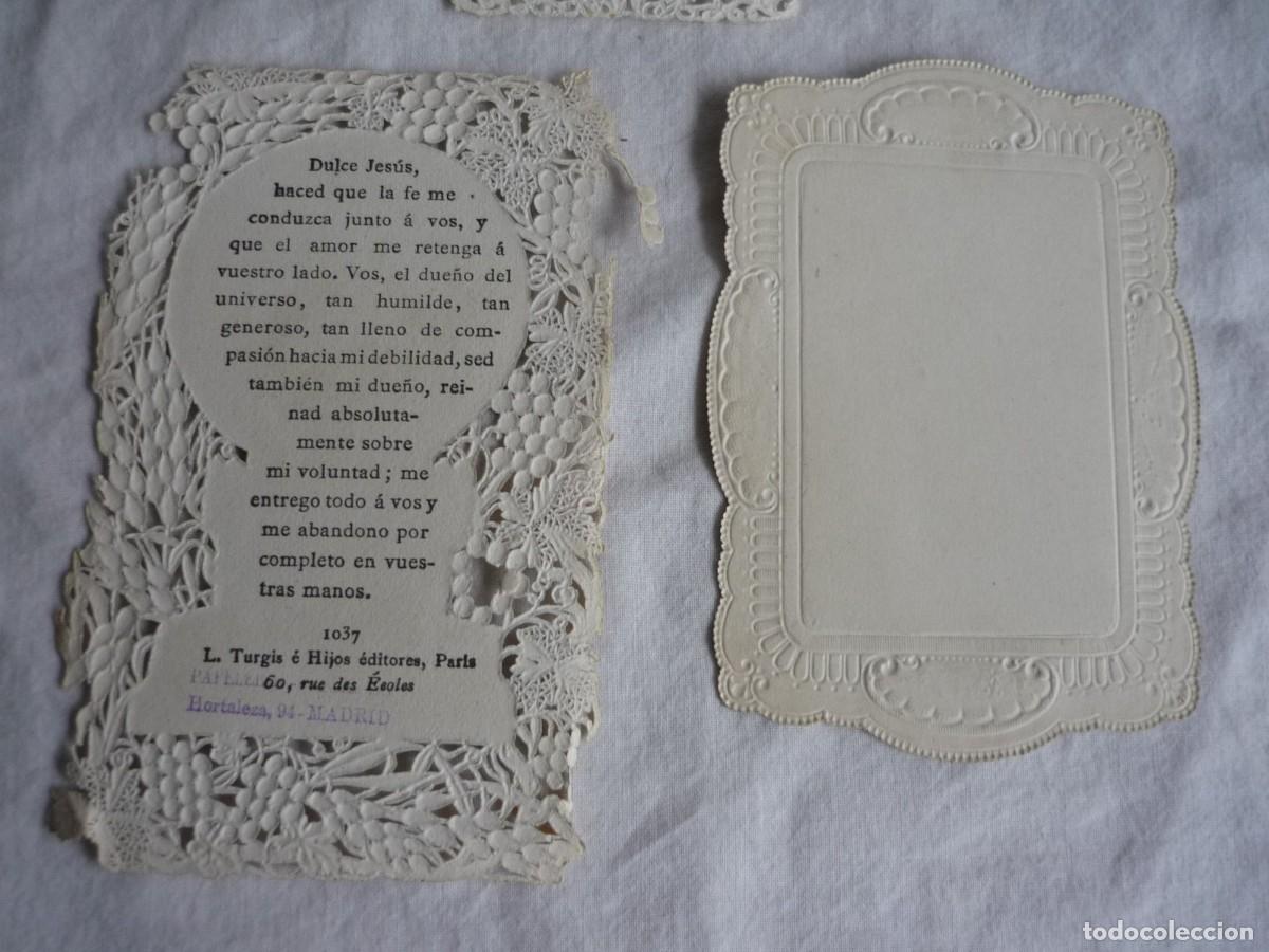 Postales: 5 estampas troqueladas antiguas - Foto 10