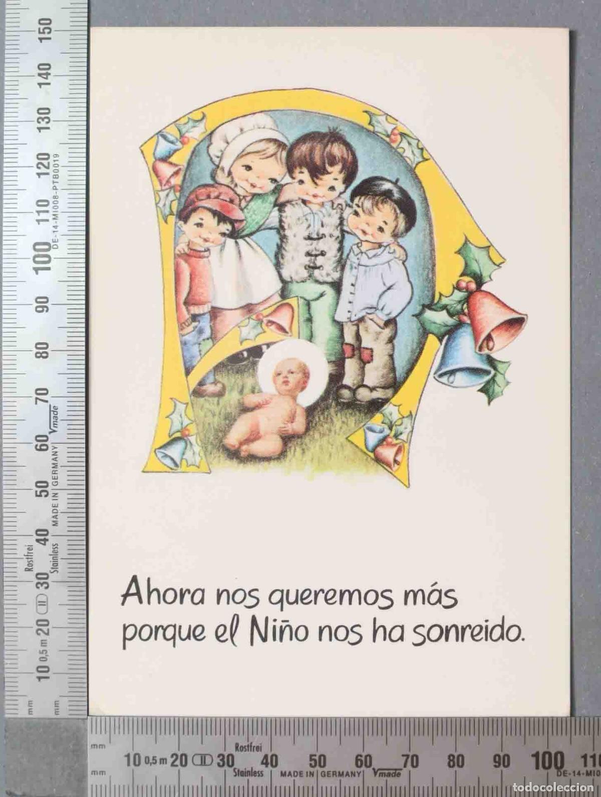 Cartes Postales: ESTAMPA. ILUSTRACION NACIMIENTO JESUS NI&Ntilde;OS