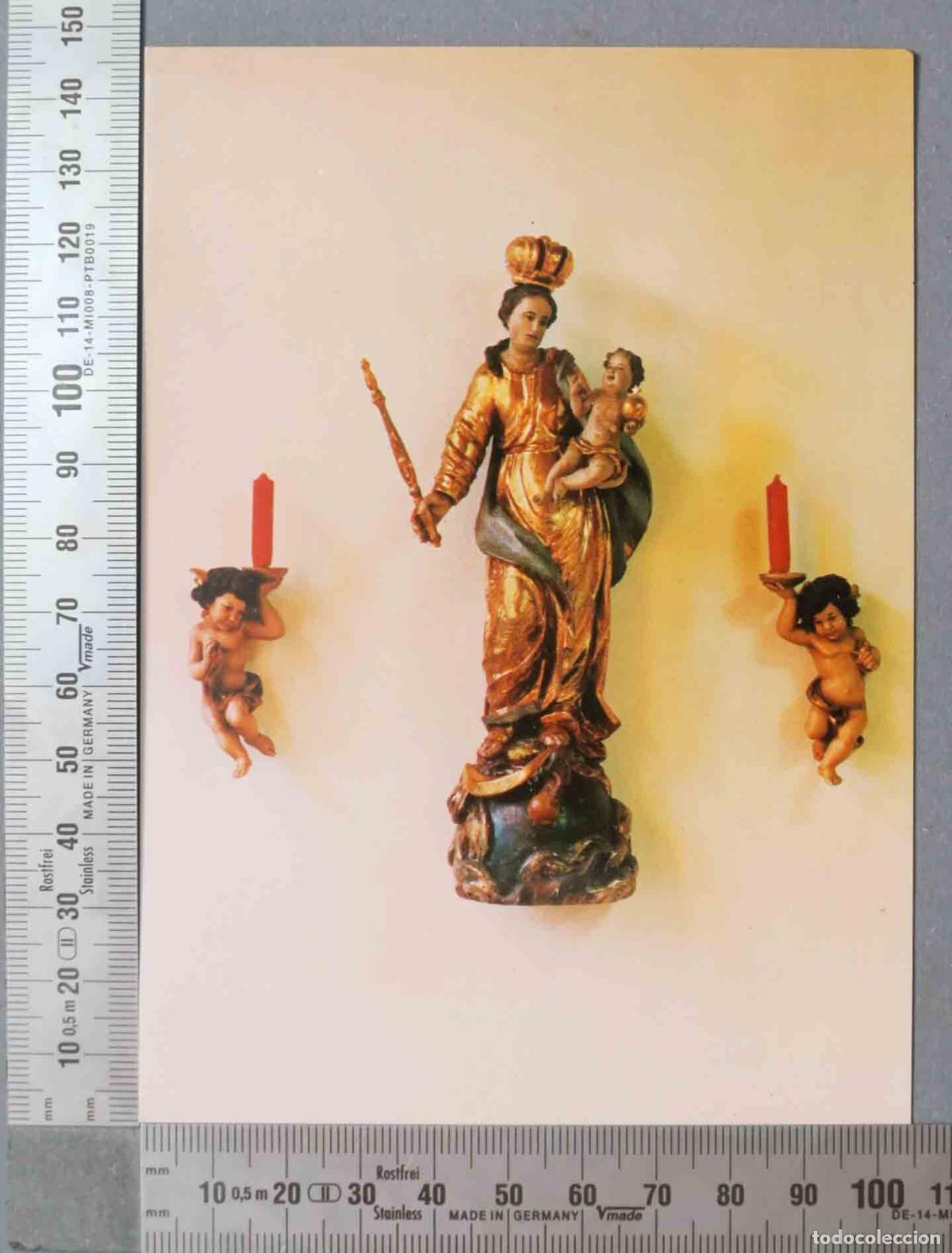 Postkarten: POSTAL. COBURG Kapuzinerkonvent Marienstatue in der Hauskapelle