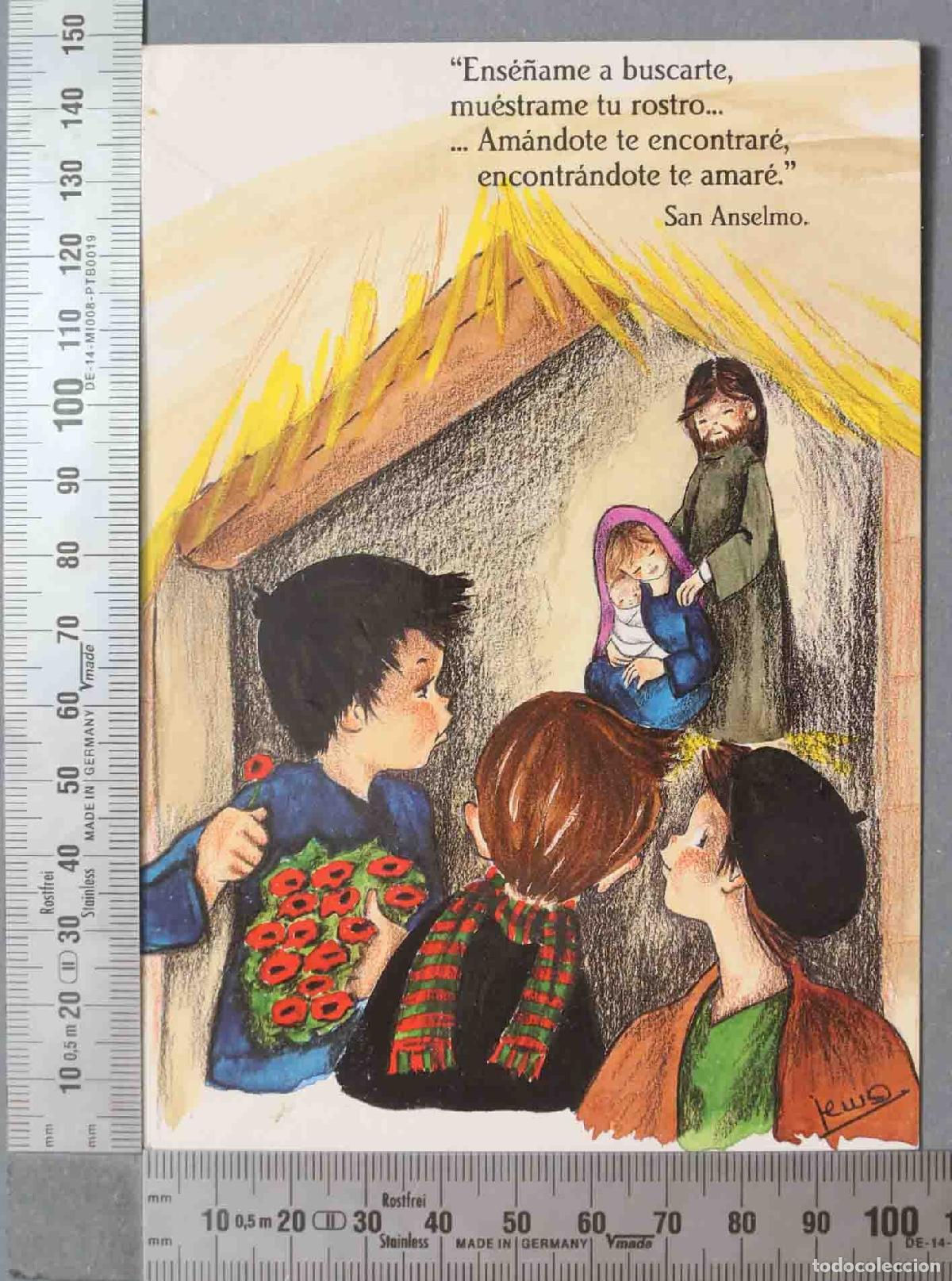 Postkarten: ESTAMPA. ADORACION AL NI&Ntilde;O. ILUSTRACION