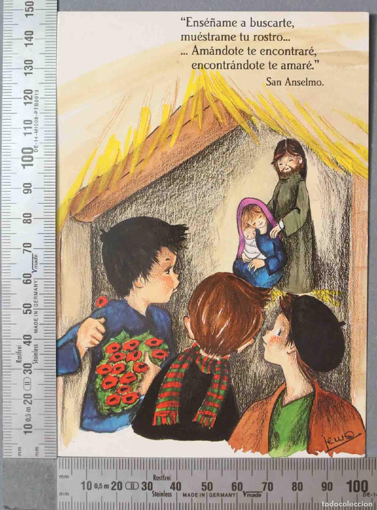 Postkarten: ESTAMPA. ADORACION AL NI&Ntilde;O. ILUSTRACION