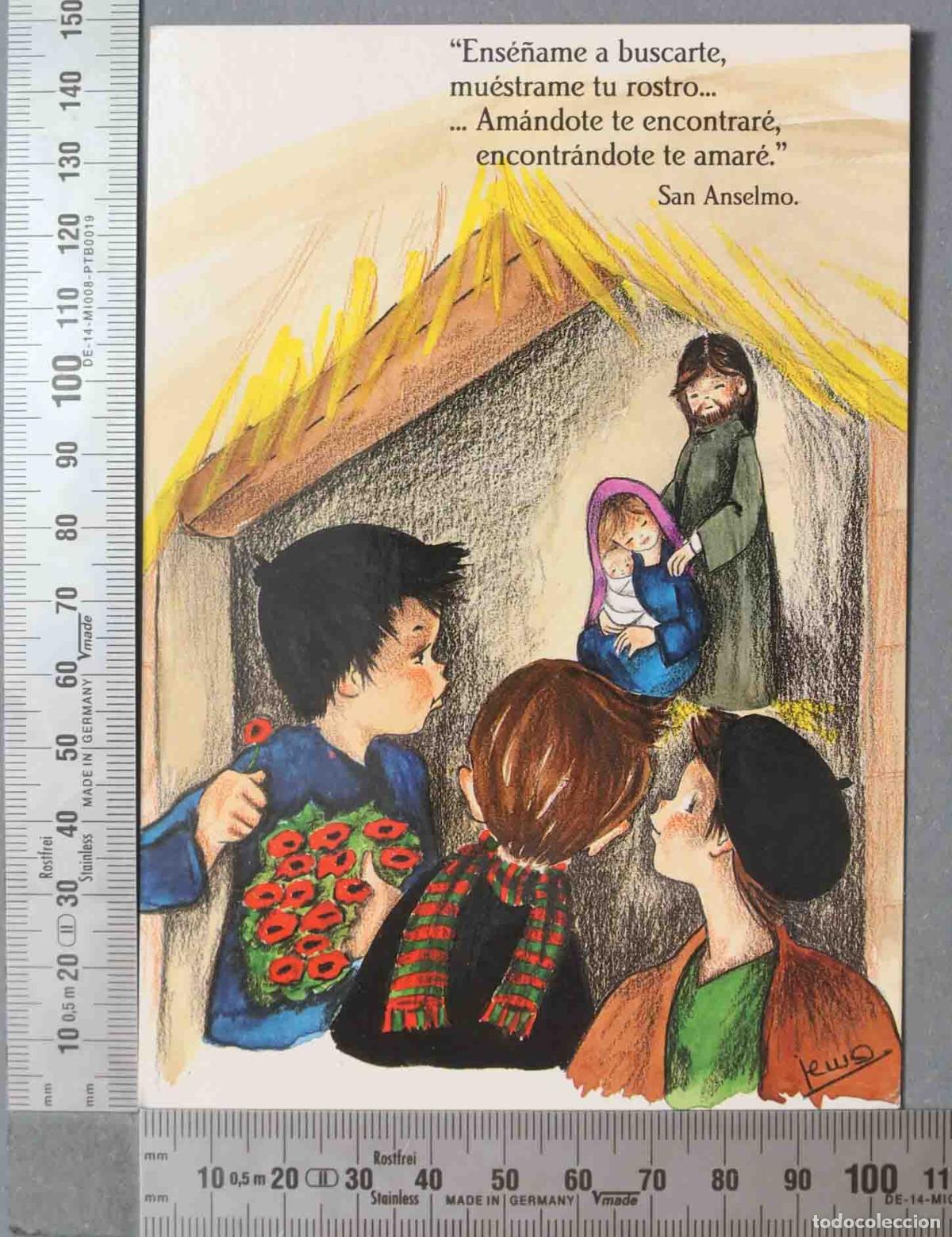 Postkarten: ESTAMPA. ADORACION AL NI&Ntilde;O. ILUSTRACION