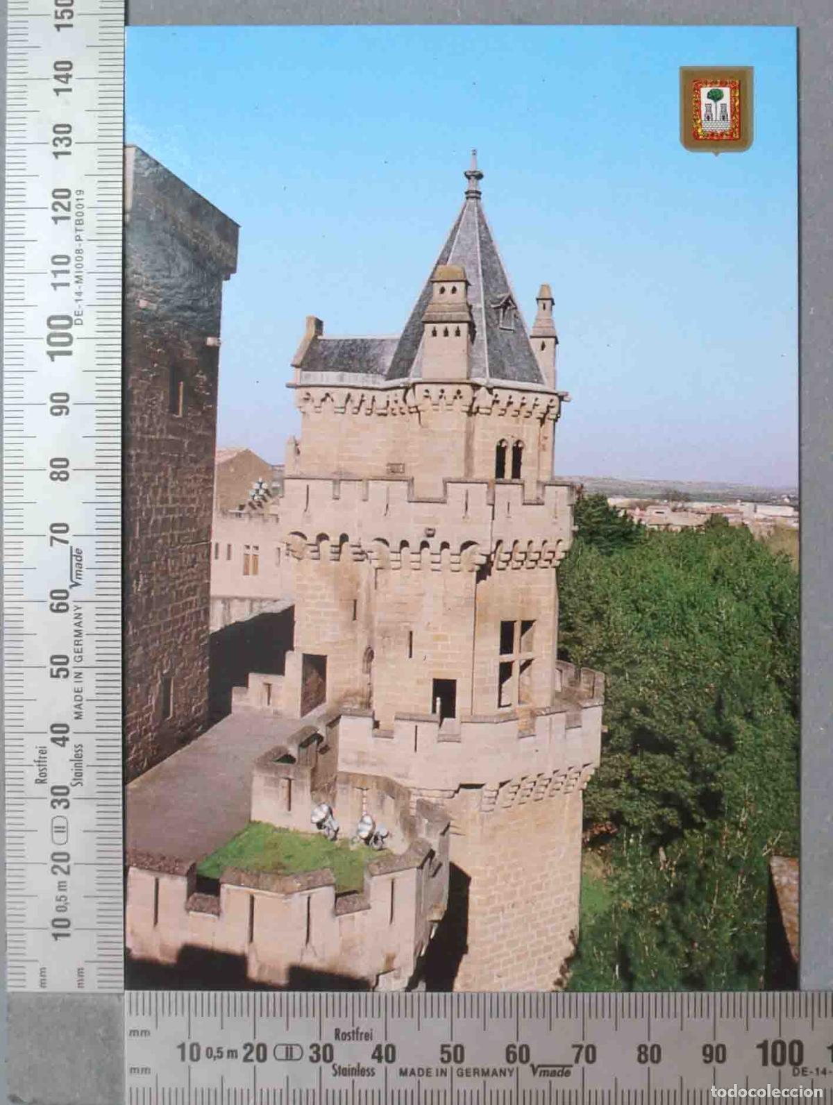 Postales: POSTAL. OLITE CASTILLO DE LAS TRES CORONAS - Foto 1