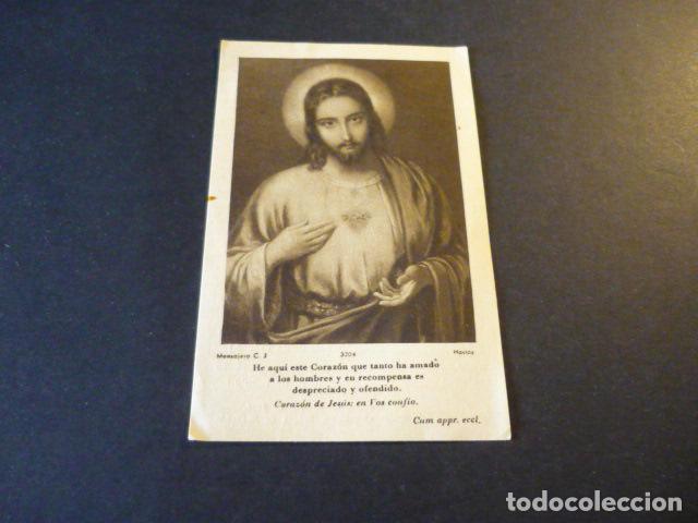 Postales: SAGRADO CORAZON DE JESUS ANTIGUA ESTAMPA