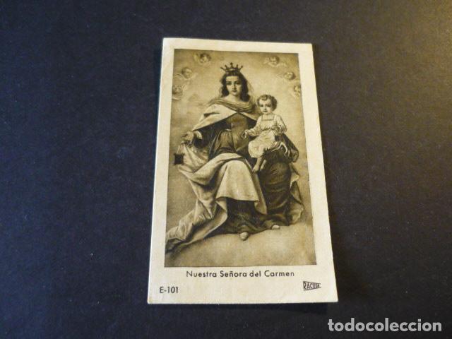 Cartes Postales: NUESTRA SE&Ntilde;ORA DEL CARMEN ANTIGUA ESTAMPA