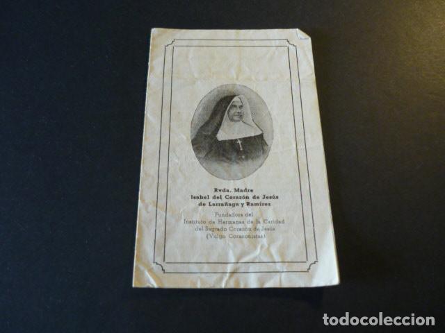 Postales: MADRE ISABEL DEL CORAZON DE JESUS ANTIGUA ESTAMPA