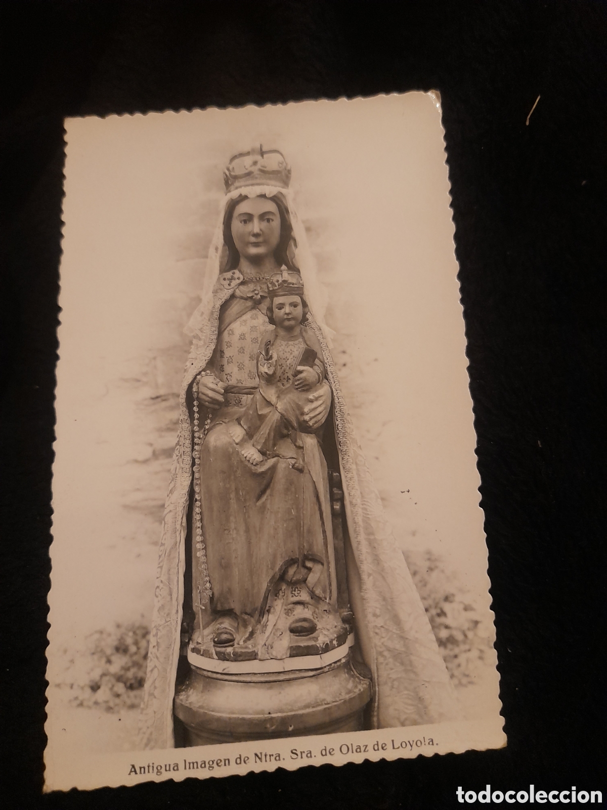Postales: Antigua foto postal, Nuestra Se&ntilde;ora de Olaz de Loyola