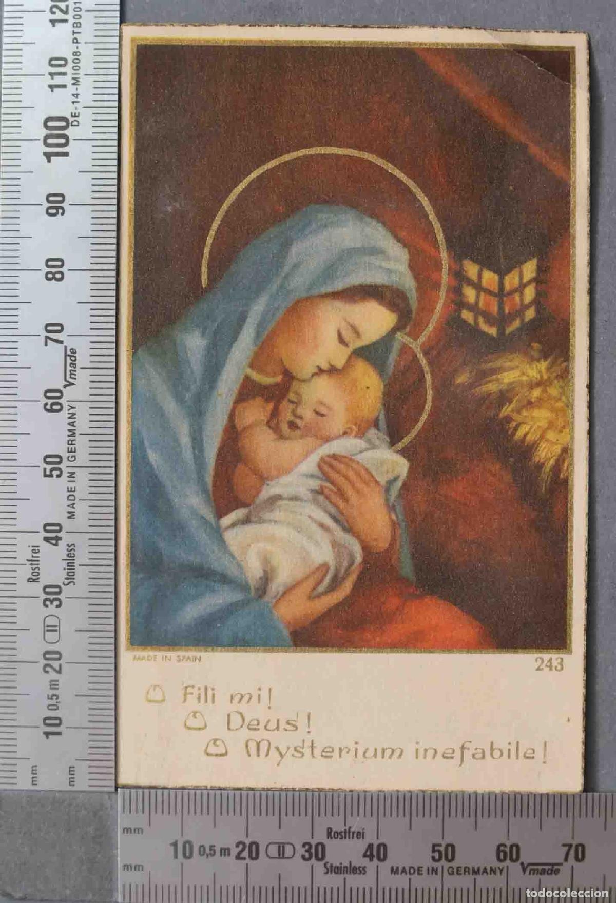 Postais: ESTAMPA. VIRGEN CON EL NI&Ntilde;O