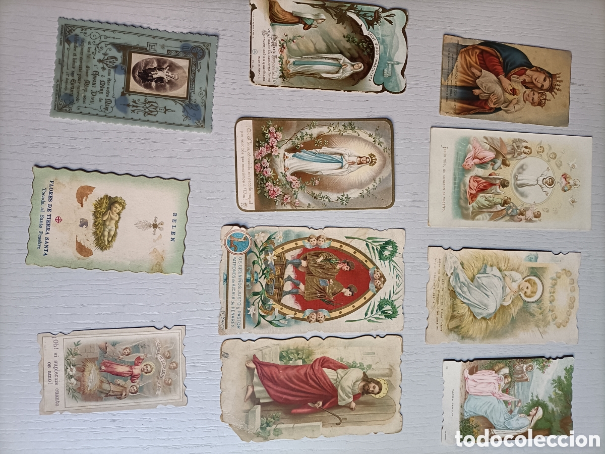Postales: Lote de 66 recordatorios estampas etc. - Foto 2
