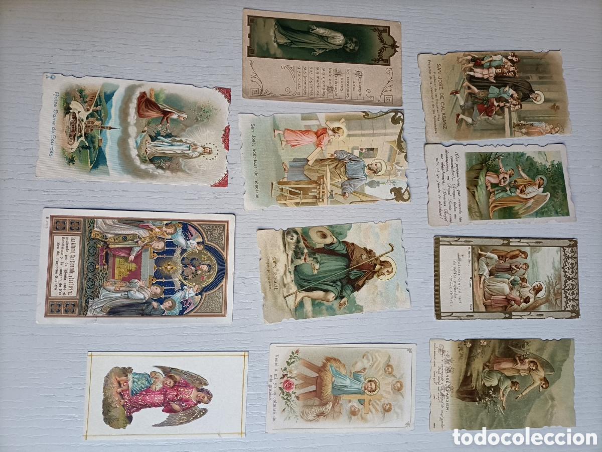 Postales: Lote de 66 recordatorios estampas etc. - Foto 4