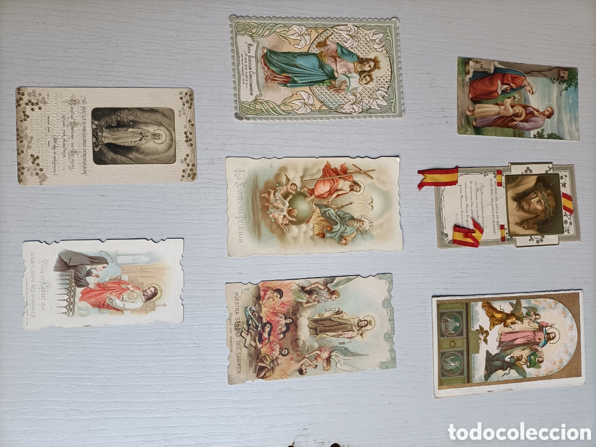 Postales: Lote de 66 recordatorios estampas etc. - Foto 8