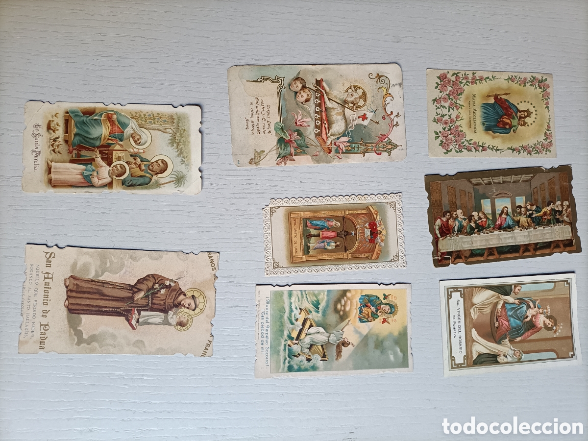 Postales: Lote de 66 recordatorios estampas etc. - Foto 10