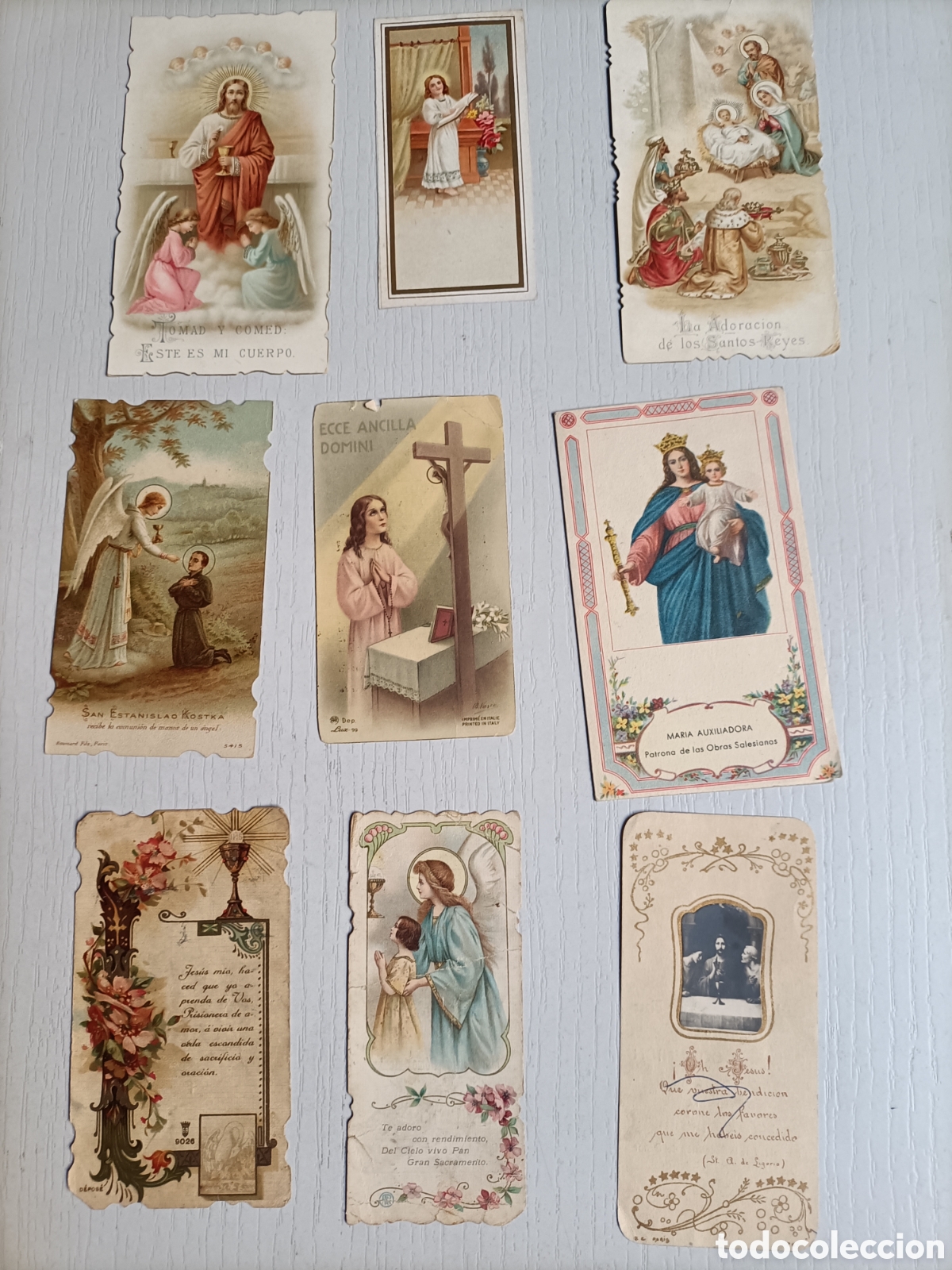 Postales: Lote de 66 recordatorios estampas etc. - Foto 12