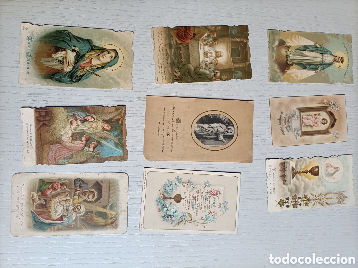Postales: Lote de 66 recordatorios estampas etc. - Foto 14