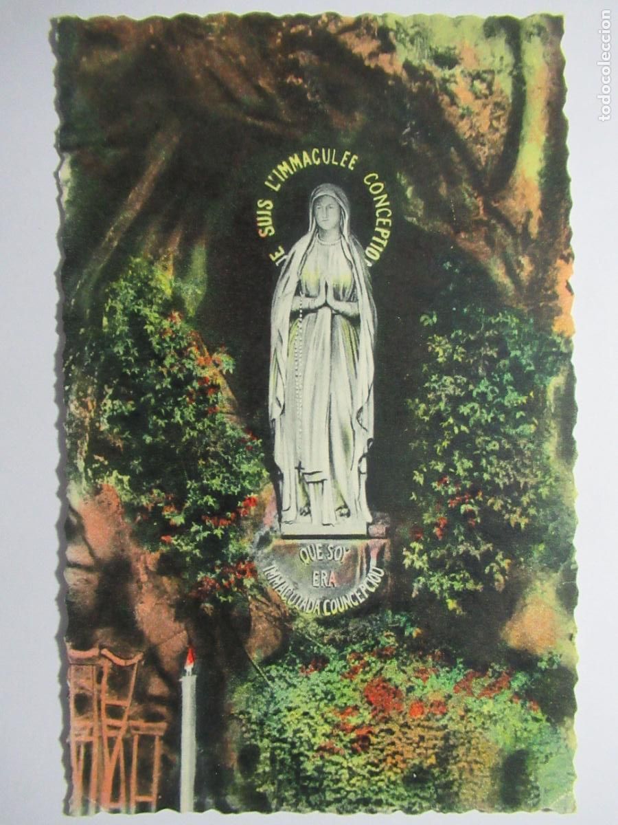 Postales: Lourdes - La Vierge de la Grotte - Foto 1