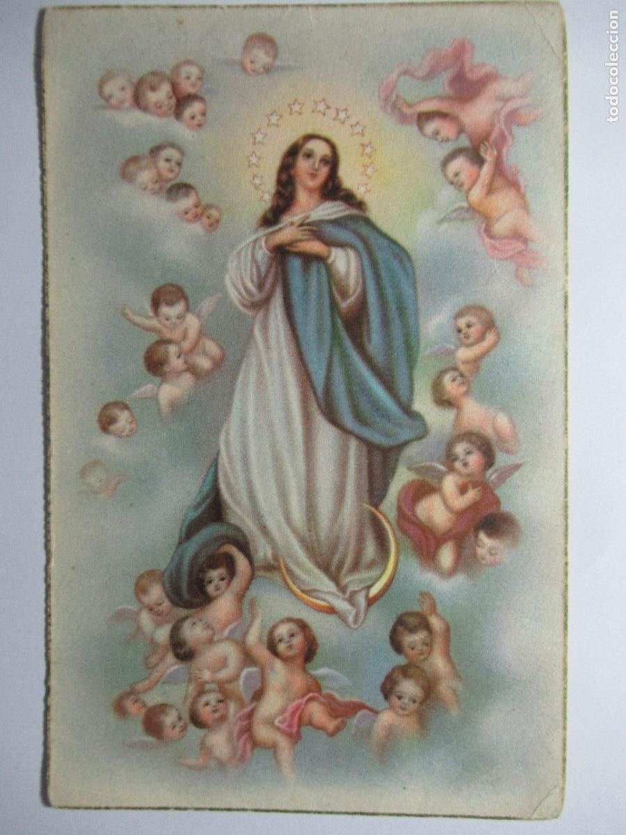 Postkarten: Virgen con angelitos