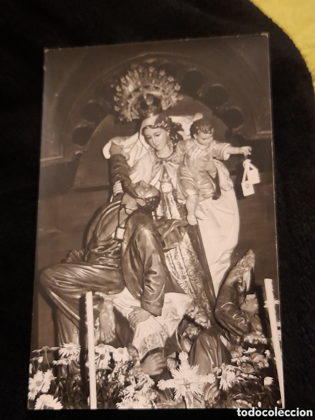 Postales: Antigua fotograf&iacute;a, Nuestra Se&ntilde;ora del Carmen, Patrona de Foz(Lugo)