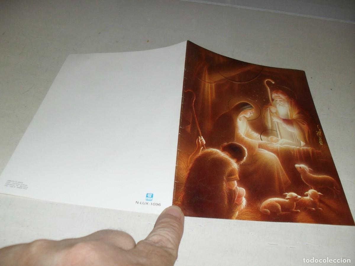 Postales: TARJETA DE FELICITACION NAVIDE&Ntilde;A CON EL NACIMIENTO DEL NI&Ntilde;O JESUS,DE MURO DE ALCOY.A&Ntilde;OS 70??