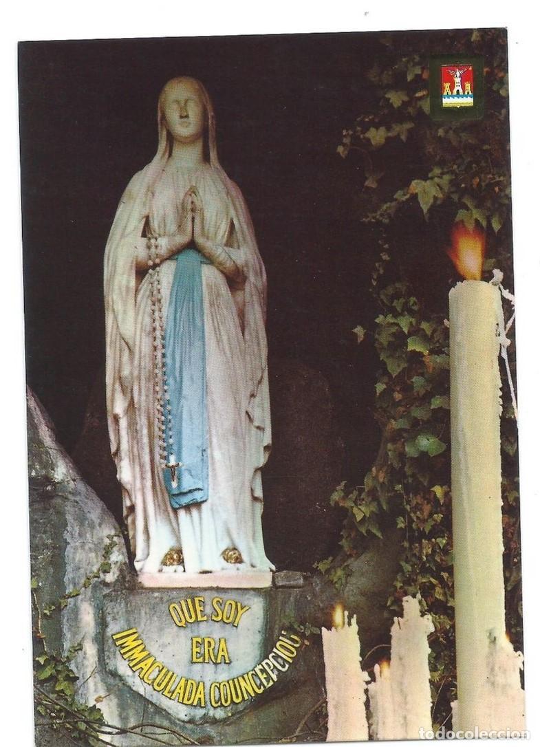 Cartoline: LA VIERGE DE LA GROTTE MIRACULEUSE / THE VIRGIN OF THE MIRACULOUS GROTTO.- LOURDES - FRANCIA