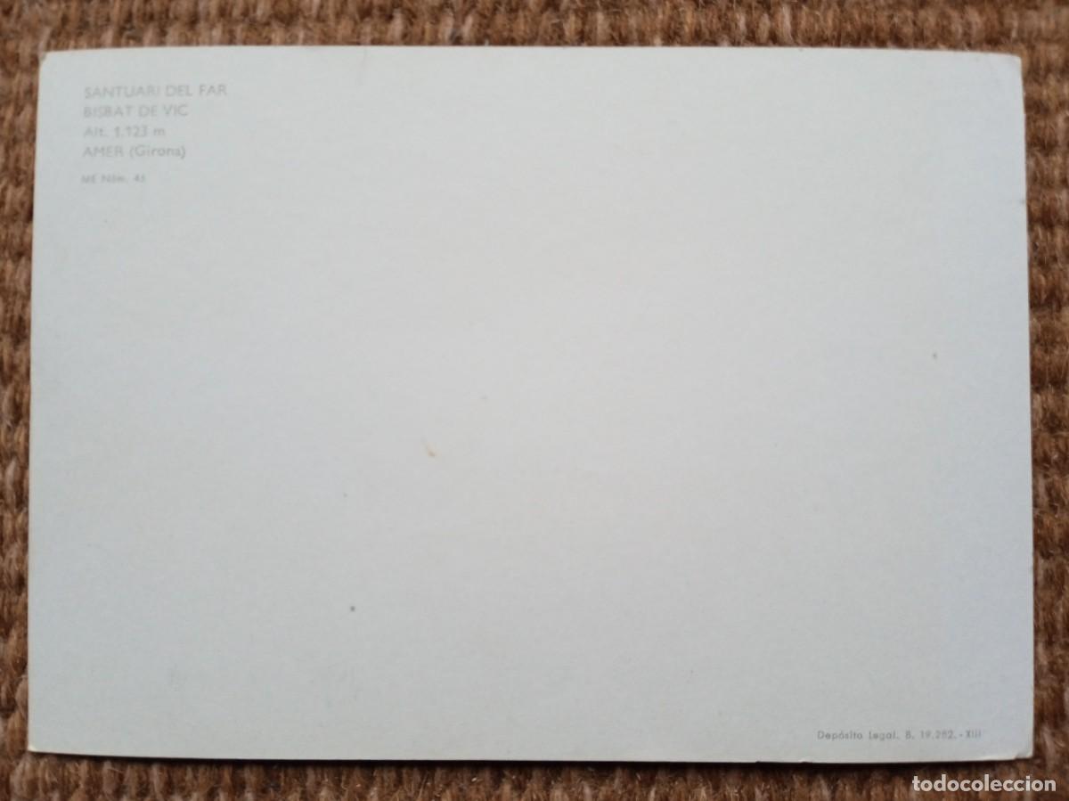 Postales: LA MARE DE DEU DEL FAR - AMER - GIRONA - Foto 2