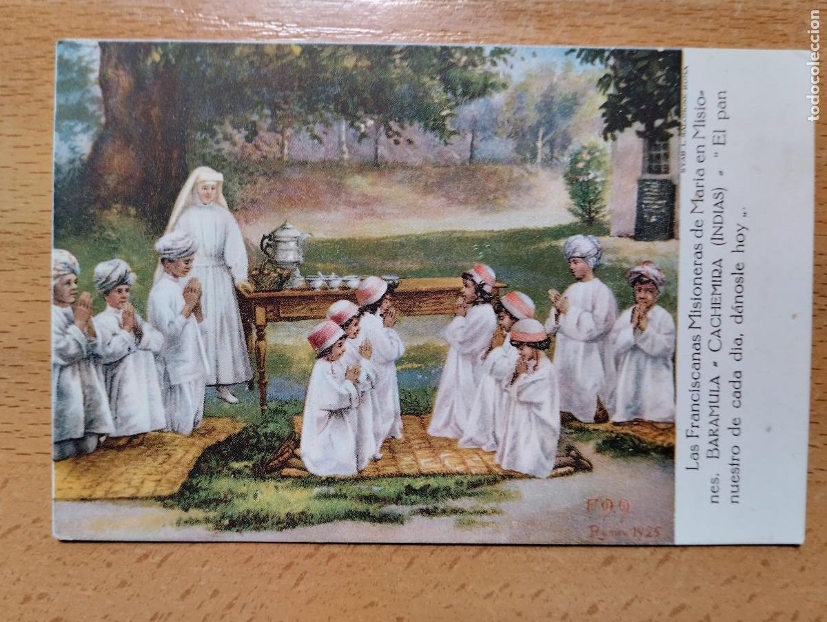 Postales: Las Franciscanas Misioneras de Mar&iacute;a - Baramula - Cachemira (Indias)